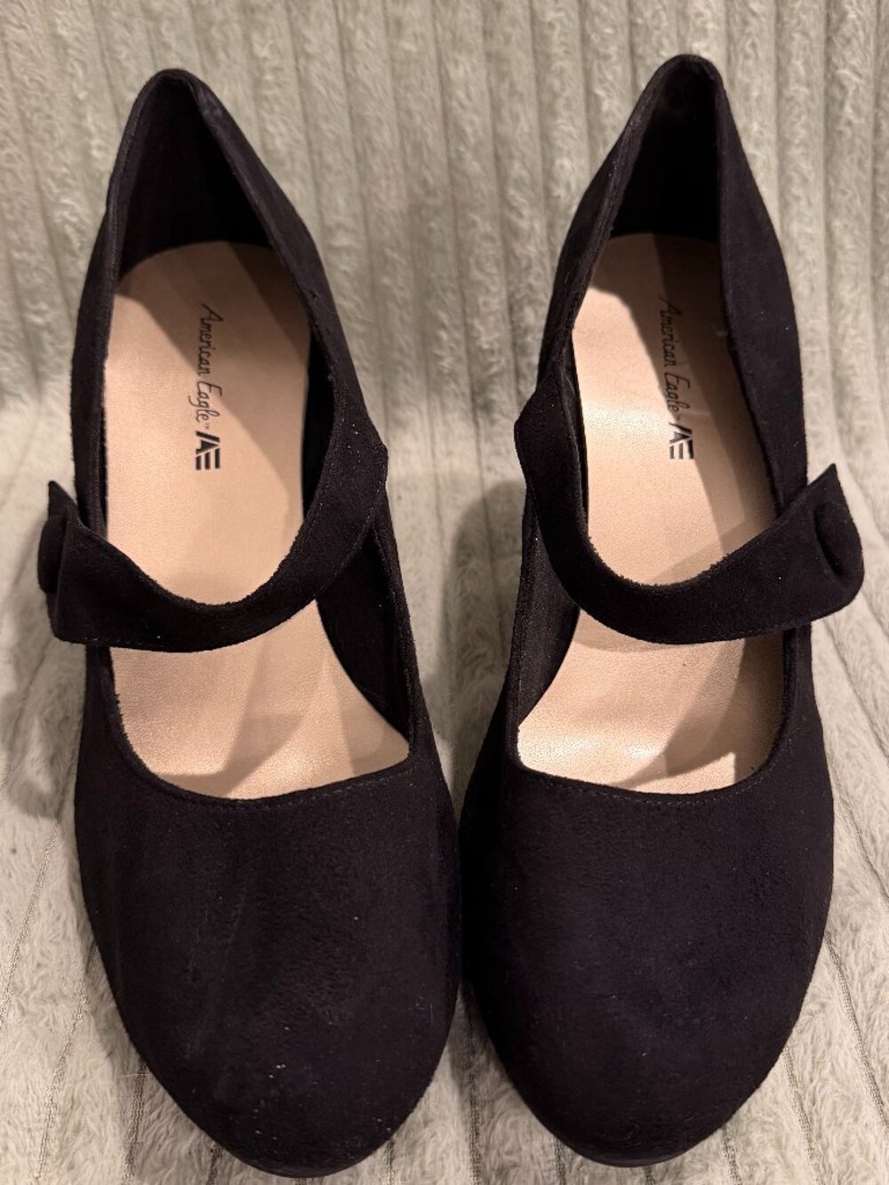 American Eagle by Payless Black Mary Jane Heels Size 12 New